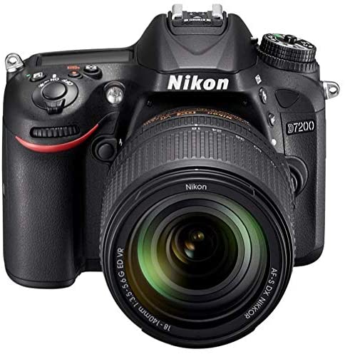كاميرا نيكون D7200 - 24.2 ميجا، SLR كاميرا، عدسة 140 ملم